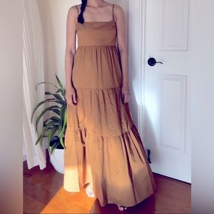 Zara Tiered Maxi Dress Size XS